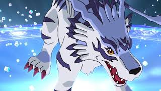 Gabumon Digivolve to Garurumon with Brave Heart Digimon Adventure 2020 [upl. by Deron584]