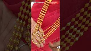 1gm pure gold necklace Shop Redhills Revathi Stores Chennai [upl. by Eigram]