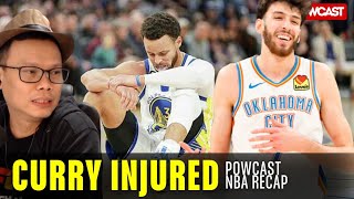 Stephen Curry Injury Update Maxey Pumutok  Powcast Daily NBA Recap [upl. by Lletniuq]