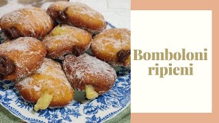 Bomboloni alla crema sofficissimi e vuoti dentro  non potete non farli sono facilissimi [upl. by Iclek476]