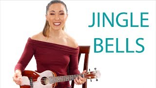 Jingle Bells Beginners Ukulele Lesson and Play Along [upl. by Capone]