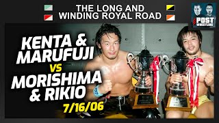 KENTA amp Marufuji vs Morishima amp Rikio 71606 Match Review  LampWRR 46 w Karen Peterson [upl. by Tterrag]