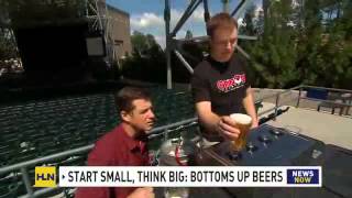 Bottoms Up Beer On HLN [upl. by Arlyne]