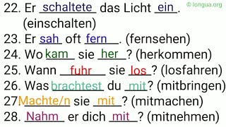 Verben im Präsens Präteritum Perfekt Konjunktiv II Vergangenheit Deutsch lernen Deutsche Zeite [upl. by Goldsworthy430]