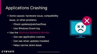 3 1 Windows OS Problems CompTIA A 1102 [upl. by Adihsaar]