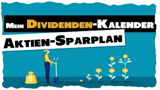 Mein Dividendenkalender Aktien Sparplan [upl. by Ingaberg]