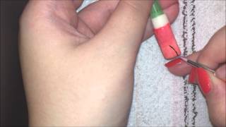 Come sfumare due smalti semipermanenti  nailart [upl. by Lowis98]