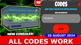 ALL CODES Game Store Tycoon 🎮 ROBLOX  August 20 2024 [upl. by Mallorie128]