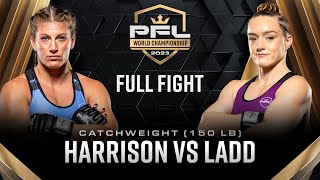 Kayla Harrison vs Aspen Ladd  2023 PFL Championship [upl. by Eseeryt]