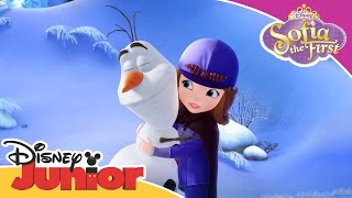 Sofia the First The Secret Library  A Snowmans Advise  Official Disney Junior Africa [upl. by Murtha232]