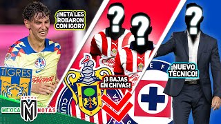 La VERDAD del quotFRAUDEquot de Tigres al Ame🔥 TRIPLE BAJA GRATIS en Chivas😱 ¡NUEVO DT en Cruz Azul🤩 [upl. by Cohleen]