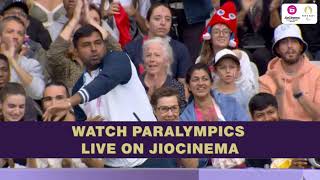 Navdeep in Javelin Throw Final  Paralympics Javelin Highlights  JioCinema [upl. by Hendren506]