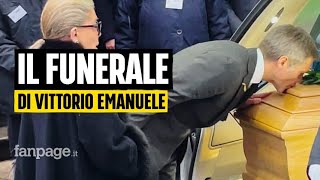 Funerale di Vittorio Emanuele il figlio Emanuele Filberto quotMio padre è stato stupendoquot [upl. by Yetak902]