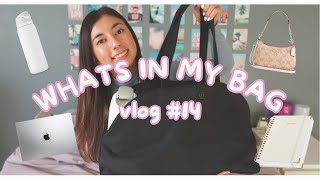 VLOG  whats in my work bag [upl. by Aydne]