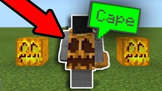 SECRET CUSTOM CAPES in Minecraft PE Pocket Edition [upl. by Nylhtac]