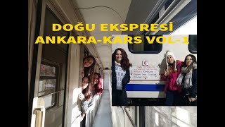 DOĞU EKSPRESİ 28 saat Örtülü Kuşetlide Ankaradan Karsa yolculuk [upl. by Kalfas]