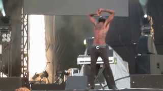 Death Grips start of set quotBewarequot  Ottawa Bluesfest 20130713 [upl. by Tamqrah]