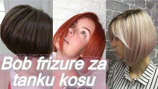 💝 Top 20 bob frizure za tanku kosu 💝 [upl. by Puttergill]