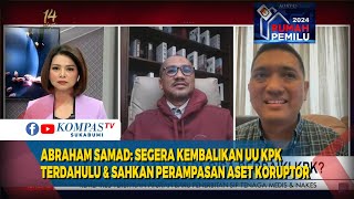 Adu Gagasan Capres Siapa Bisa Perbaiki KPK Abraham Samad Kembalikan UU KPK Terdahulu [upl. by Elleon]