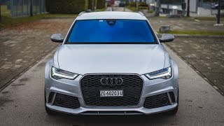 705PS AKRAPOVIC AUDI RS6  TEST DRIVE [upl. by Nosyt]