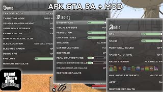 APK GTA SA v200 AML  FLA 60 New Settings New Configuration More Feature [upl. by Mossman154]