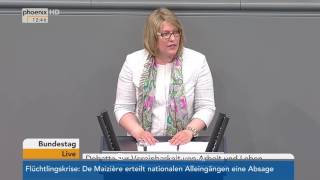 Vereinbarkeit von Arbeit und Leben Bundestag debattiert am 07072016 [upl. by Calloway963]