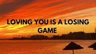 Duncan Laurence  Loving You Is A Losing GameArcade  Lyrics [upl. by Nirihs]