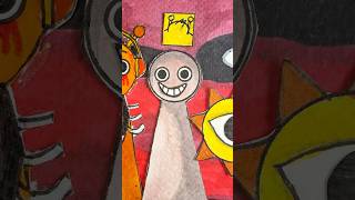 I Make Game Sprunki Incredibox on Paper✨Simon Horror✨🔥short shorts sprunki incredibox game [upl. by Ynnej]