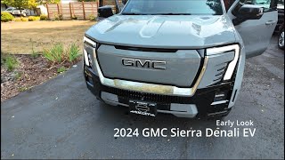 2024 GMC Sierra Denali EV  First Look [upl. by Nilyahs]