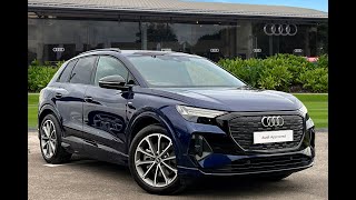 Approved Used Audi Q4 ETron Edition 1 82kWh Auto  Blackburn Audi [upl. by Yrrac816]