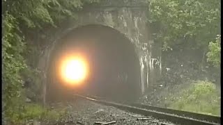 U34CH 4162 out of Otisville Tunnel Otisville NY June 5 1992 [upl. by Rese116]