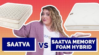 Saatva Classic Vs Saatva Memory Foam Hybrid  Which Saatva Mattress Should You Get [upl. by Nelrac]