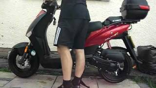 KYMCO AGILITY 49CC 50 STARTING AND RUNING AFTER OIL CHANGE [upl. by Trinidad]