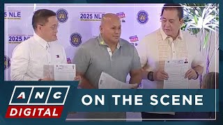 LOOK PDP bets and Duterte allies Dela Rosa Go Salvador file COCs for Halalan2025 Senate bid ANC [upl. by Liva516]