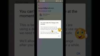 How to Remove Gmail amp Number from Facebook 2024  You cant make this change at the moment Facebook [upl. by Aihsotal]