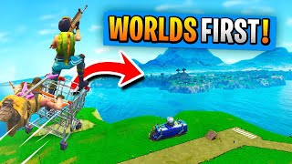 WORLDS 1st SPAWN ISLAND AND BACK TRIP In Fortnite Battle Royale [upl. by Aisats637]