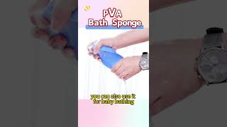 Exfoliating Scrub PVA Bath SpongeA substitute for shower gel [upl. by Ahtreb]