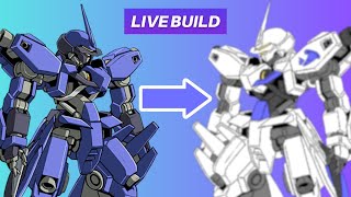 Agnikas Schwalbe Graze Gundam build and chill [upl. by Akehsar]