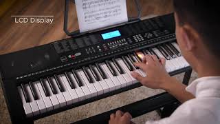 Best Choice Products 61Key Beginners Complete Electronic Keyboard Piano Set wLighted Keys LCD Sc [upl. by Yticilef627]