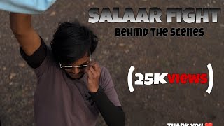 Making video of salaar fight scene fan made 🤪  salaar salaarmovie behindthescene fighting [upl. by Anik]