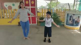 mother and son dance ❤️😘 easy steps on song laare for new videos link check discription 👇 [upl. by Crowell]