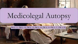 1Medicolegal Autopsy [upl. by Nytsirt]