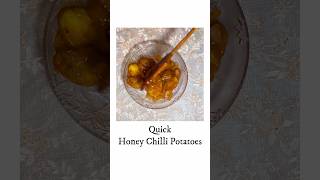 Quick Honey Chilli Potato Recipe  Quick Monsoon snacks recipe [upl. by Geerts]