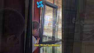 Smart Tilt And Turn WindowsAutomatic Window Opening and Closing aluminumwindows [upl. by Hodosh103]