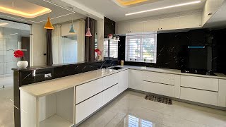 Luxury Kitchen Design  Modern Kitchen Design  10x16size  Quartz Tabletop [upl. by Terrilyn]