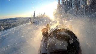 2021 Yamaha Sidewinder MTX 153quot 270 Horsepower  Unbelievable snow conditions [upl. by Crispen64]