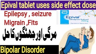 Epival tablet 500mg  Epilepsy  Divalproex sodium extended release tablet ip 500mg uses in hindi [upl. by Charteris]