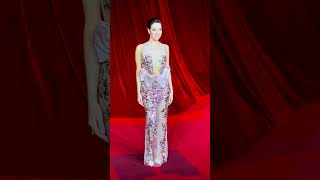 Aubrey Plaza Wows at the Academy Museum Gala Red Carpet shorts [upl. by Laverne]