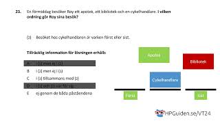 NOG uppgift 23 från högskoleprovet våren 2024 provpass 5 kvantitativ del [upl. by Rez]