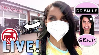 😍 Rossmann LIVE HAUL  DrSmile  Get Ready With me  VLOG  Frühlingsrolina [upl. by Siduhey]